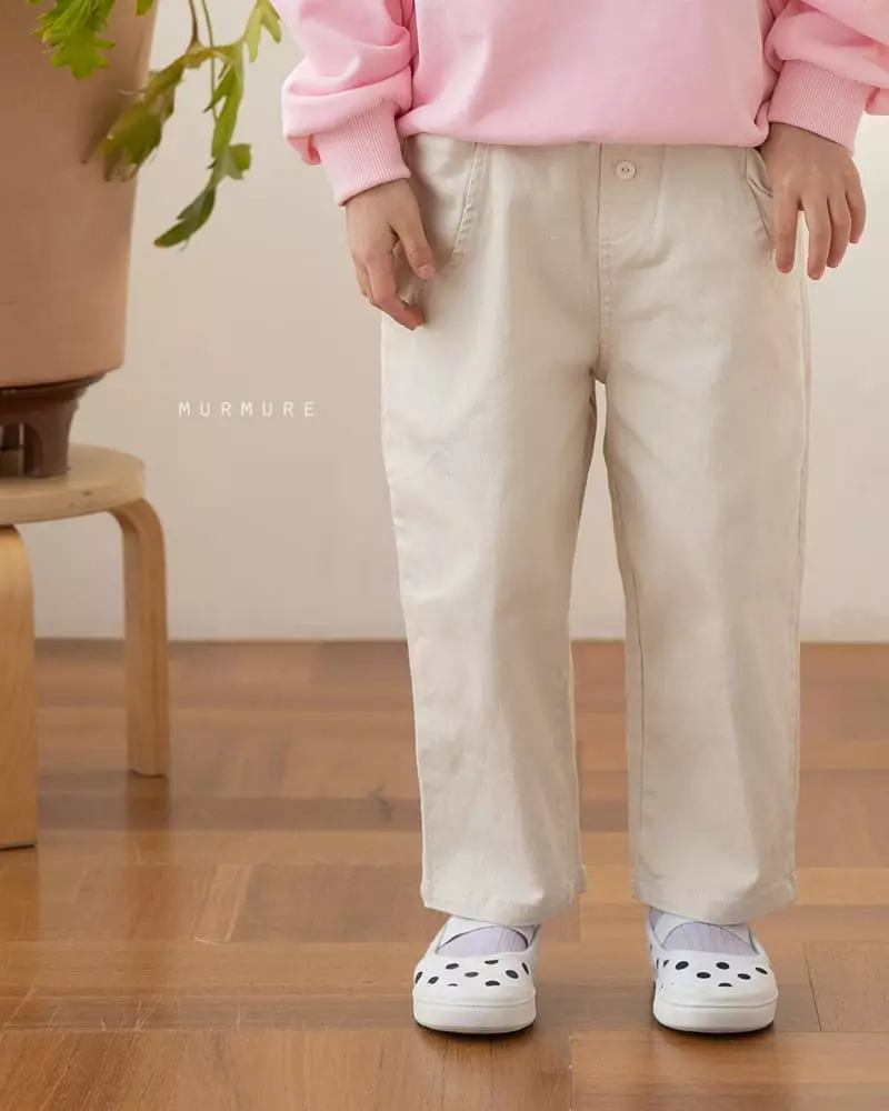 Murmure - Korean Children Fashion - #kidzfashiontrend - Easy Cotton Baggy Pants - 4