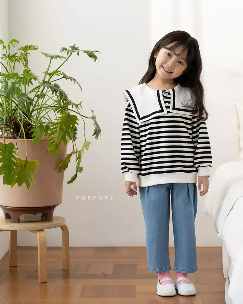 Murmure - Korean Children Fashion - #Kfashion4kids - Baggy Wrinkle Jeans - 3