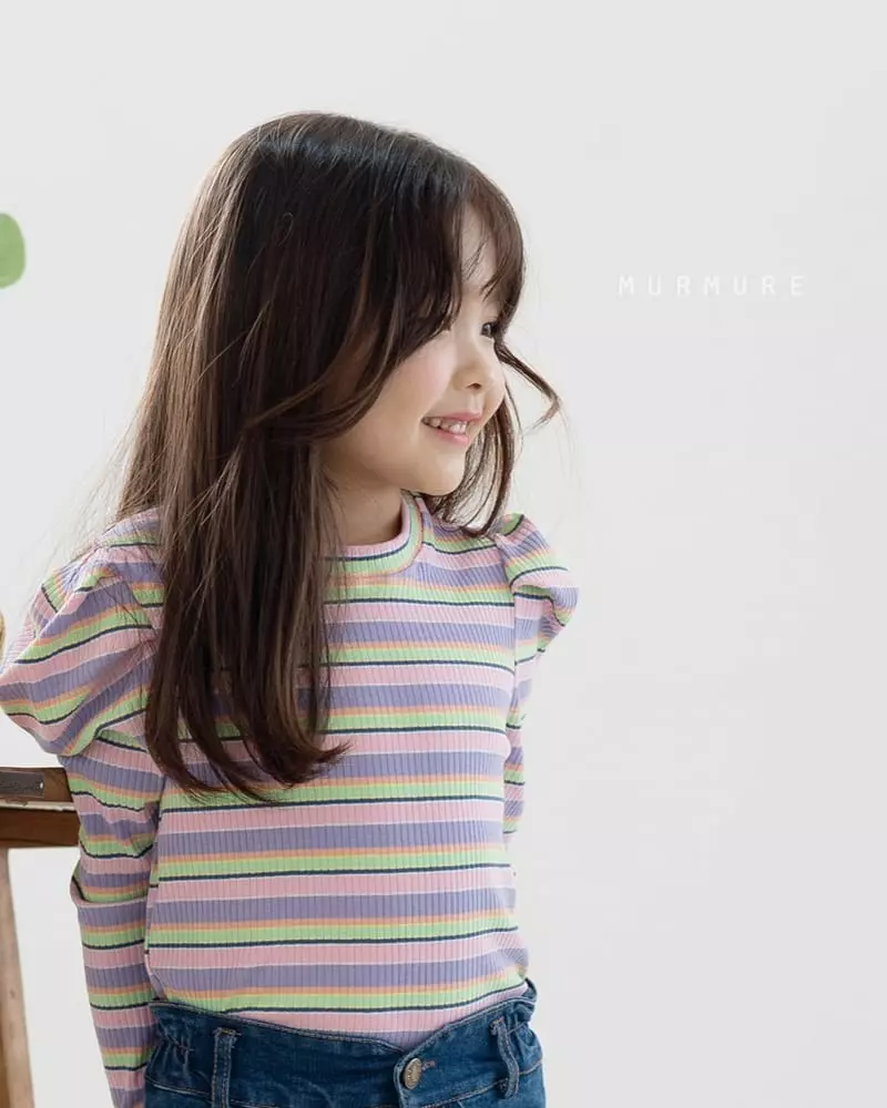 Murmure - Korean Children Fashion - #stylishchildhood - Candy Rib Tee - 4