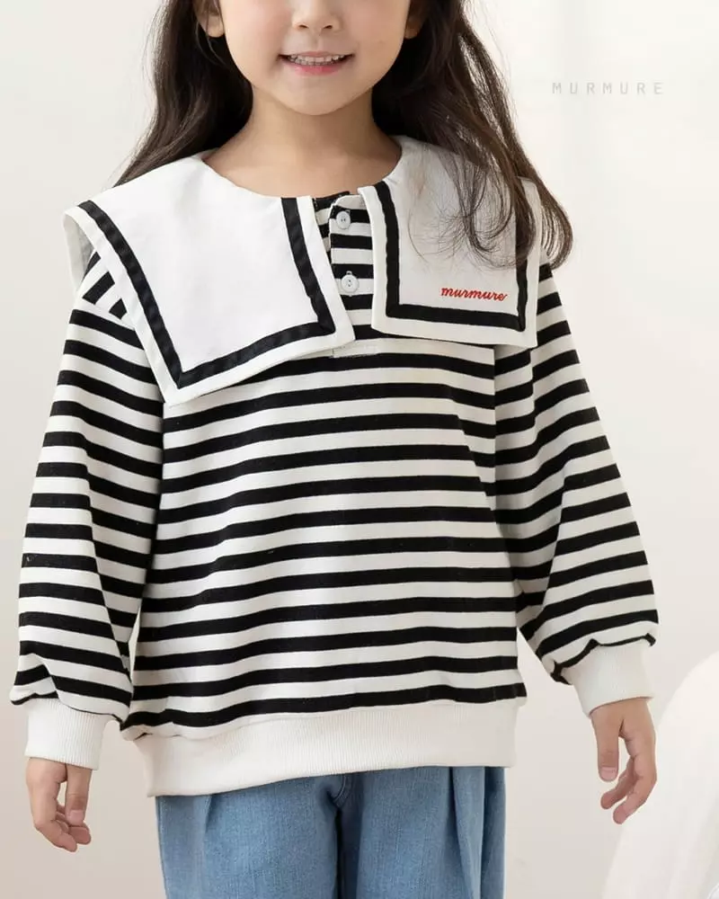 Murmure - Korean Children Fashion - #childofig - Square Collar Sweatshirt - 3