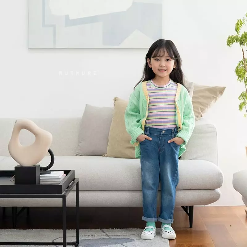 Murmure - Korean Children Fashion - #childofig - Slim Fit Jeans - 8
