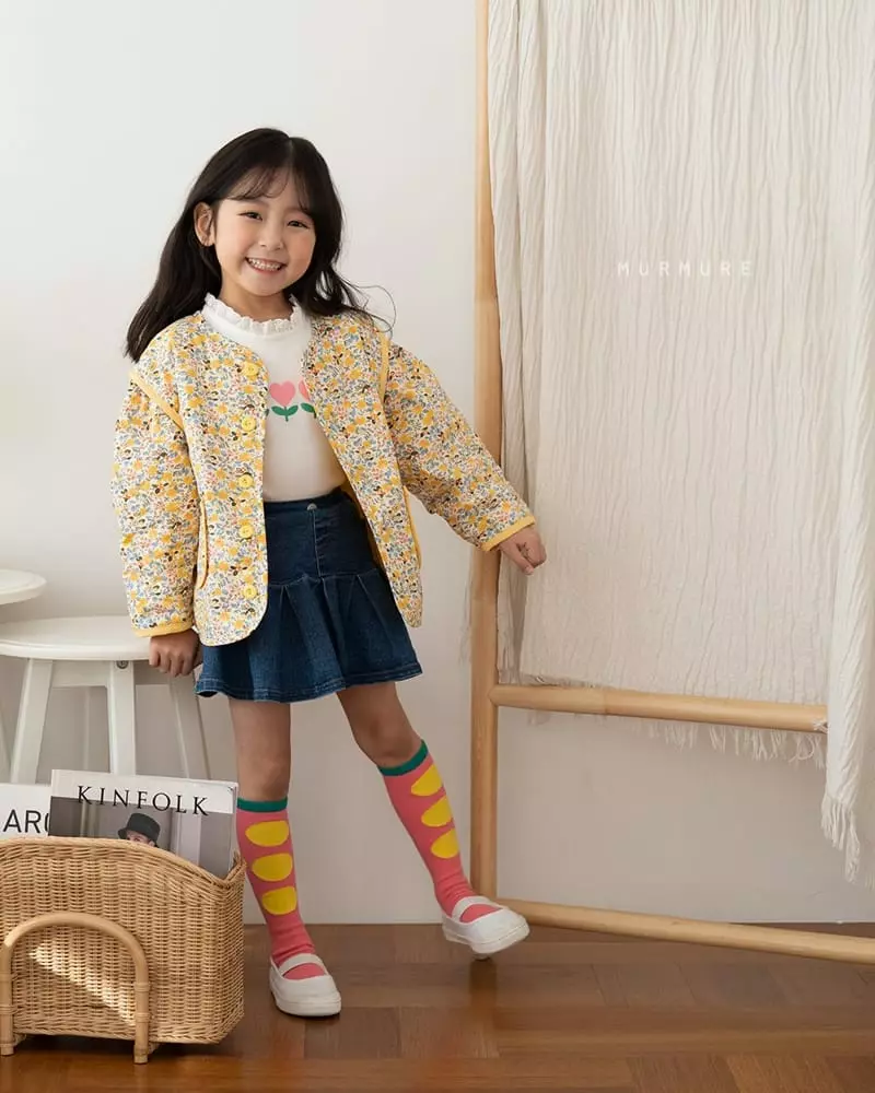 Murmure - Korean Children Fashion - #childofig - Wrinkle Skirt - 5