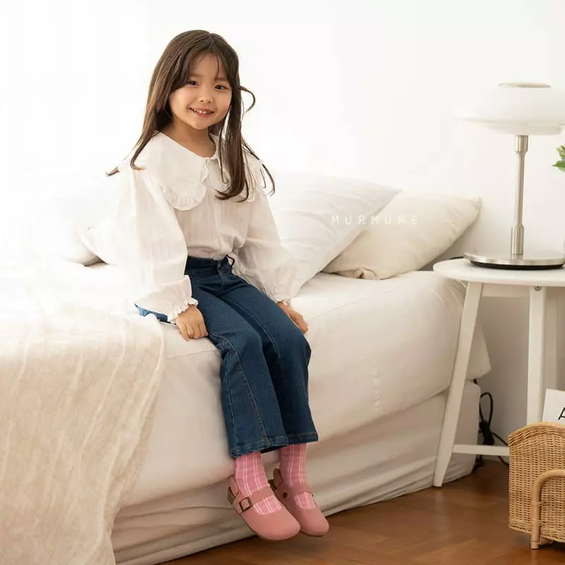 Murmure - Korean Children Fashion - #childrensboutique - Slit Bootscut Jeans