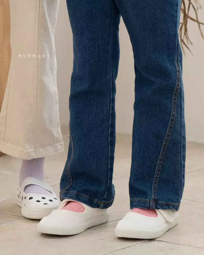 Murmure - Korean Children Fashion - #designkidswear - Slit Bootscut Jeans - 2