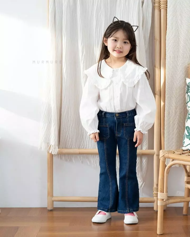Murmure - Korean Children Fashion - #designkidswear - Pocket Bootscut Jeans