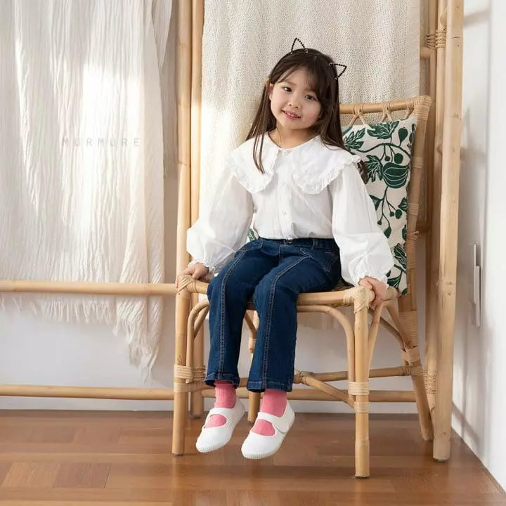 Murmure - Korean Children Fashion - #discoveringself - Pocket Bootscut Jeans - 2
