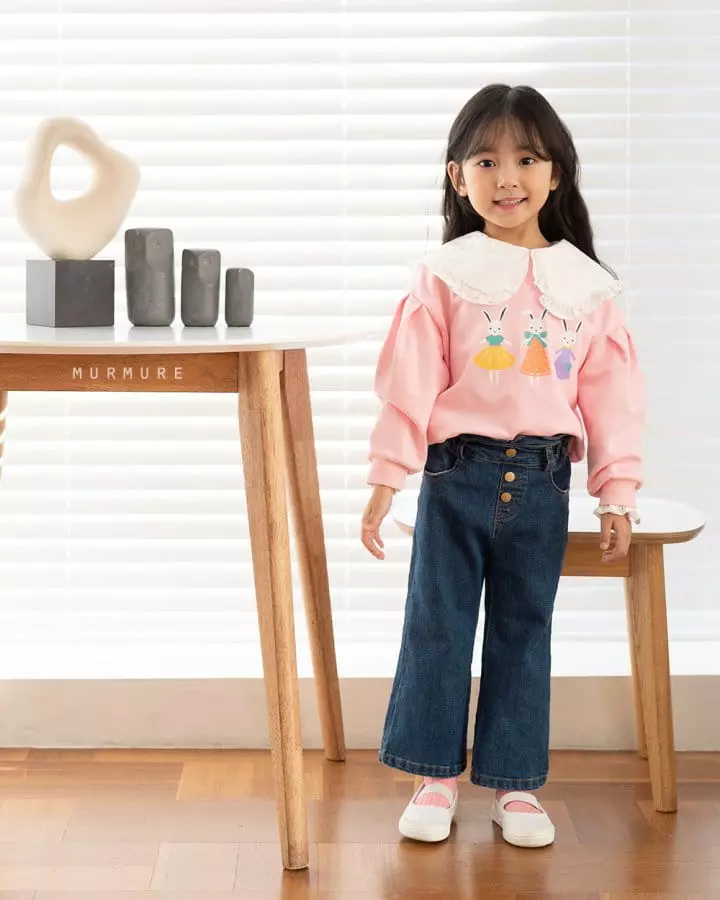 Murmure - Korean Children Fashion - #discoveringself - 3 Button Jeans