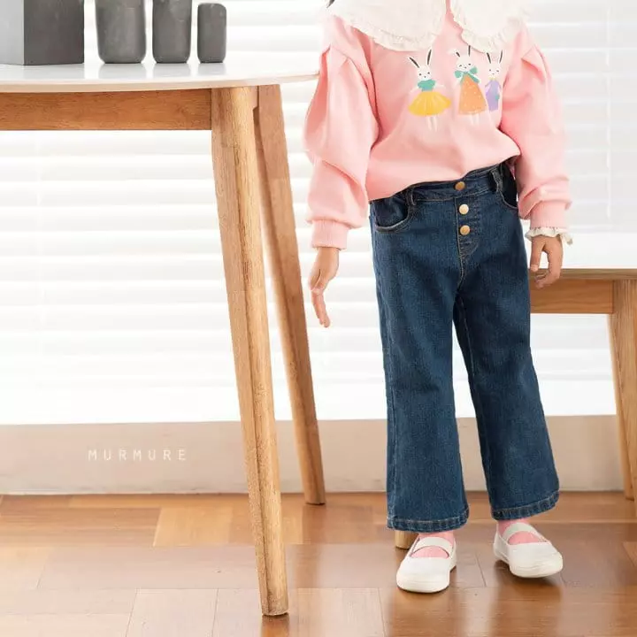 Murmure - Korean Children Fashion - #kidsshorts - 3 Button Jeans - 3