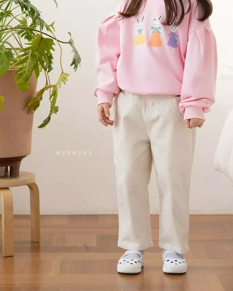 Murmure - Korean Children Fashion - #kidsshorts - Easy Cotton Baggy Pants