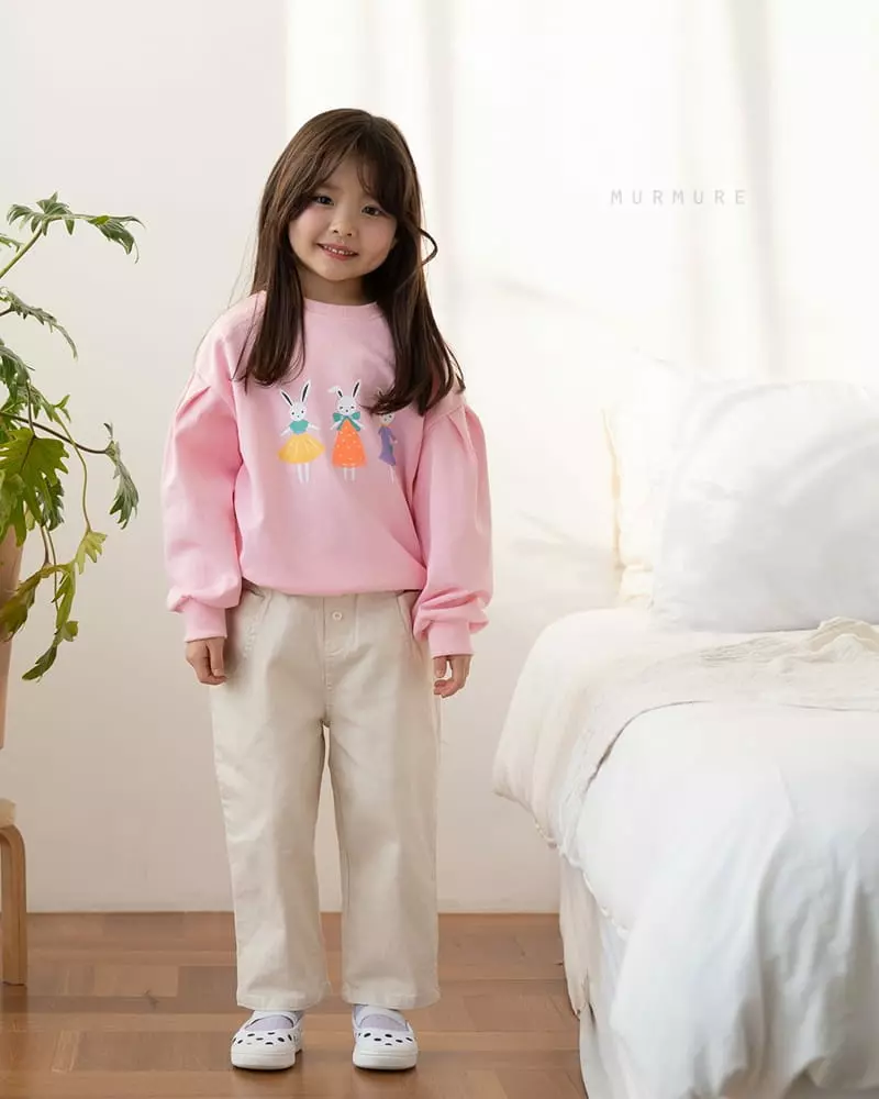 Murmure - Korean Children Fashion - #kidsstore - Easy Cotton Baggy Pants - 2