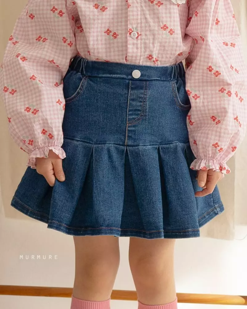 Murmure - Korean Children Fashion - #kidsstore - Wrinkle Skirt - 11