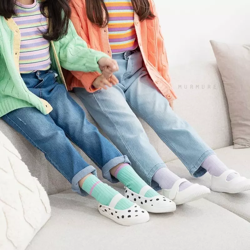 Murmure - Korean Children Fashion - #kidzfashiontrend - Slim Fit Jeans