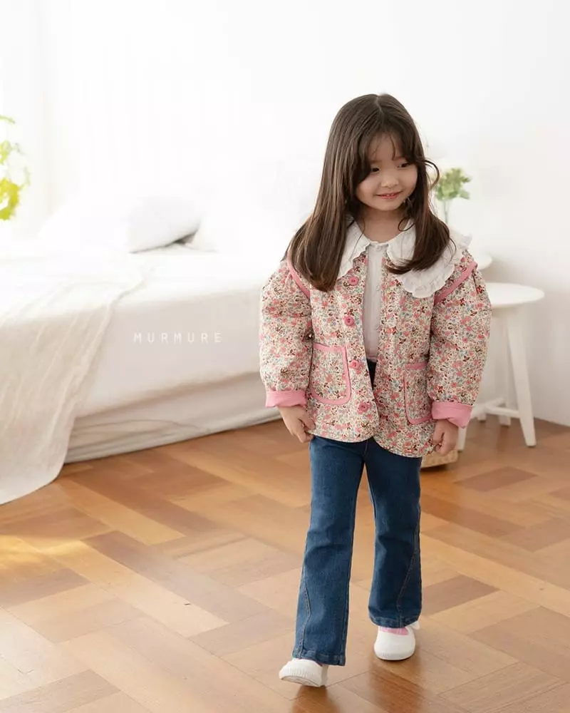 Murmure - Korean Children Fashion - #kidzfashiontrend - Flower Quilting Jacket  - 10