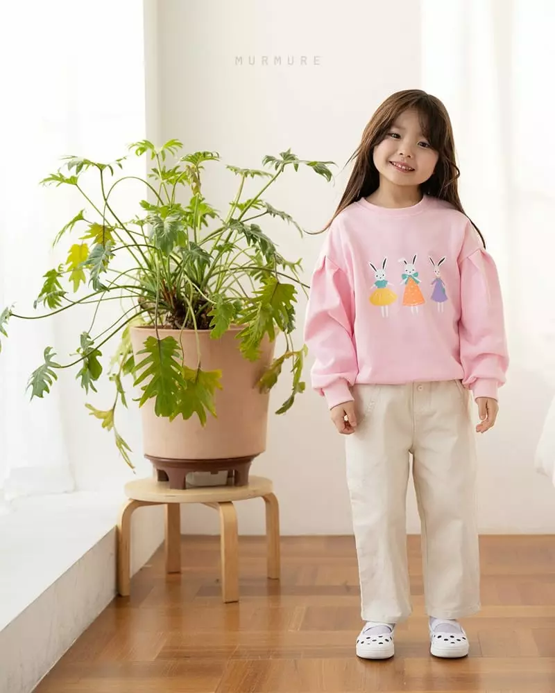Murmure - Korean Children Fashion - #littlefashionista - Easy Cotton Baggy Pants - 5