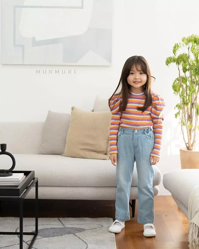 Murmure - Korean Children Fashion - #littlefashionista - Slim Fit Jeans - 3