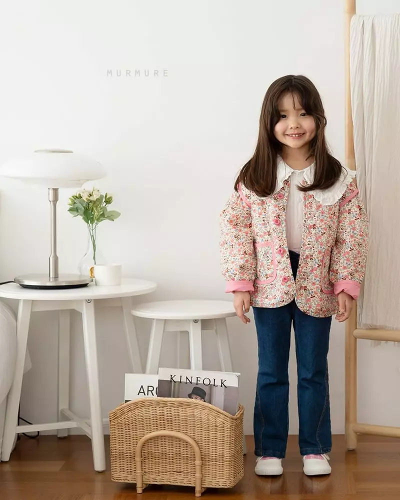 Murmure - Korean Children Fashion - #littlefashionista - Flower Quilting Jacket  - 12