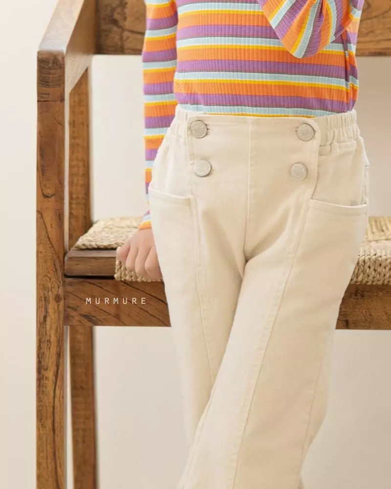 Murmure - Korean Children Fashion - #magicofchildhood - 4 Button Jeans - 7
