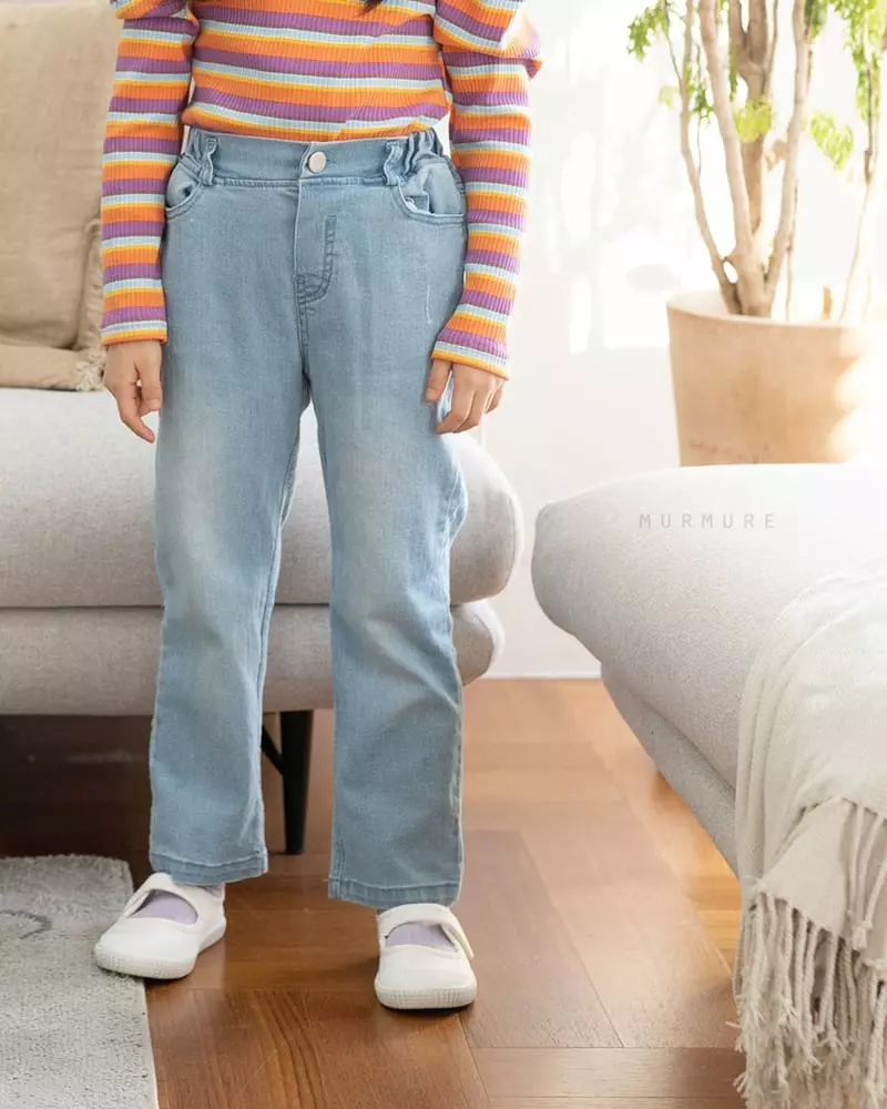 Murmure - Korean Children Fashion - #littlefashionista - Slim Fit Jeans - 4