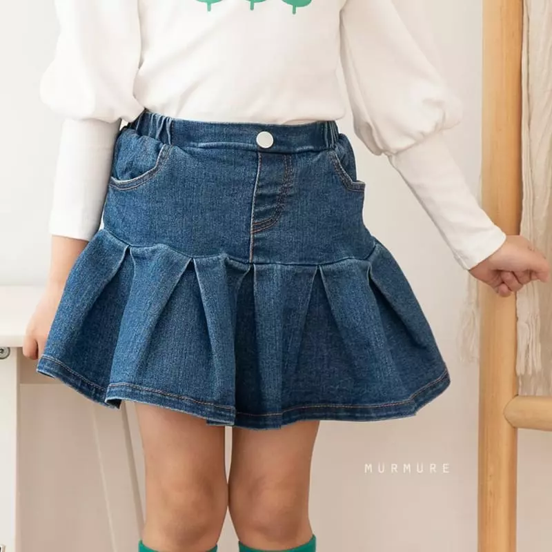 Murmure - Korean Children Fashion - #magicofchildhood - Wrinkle Skirt