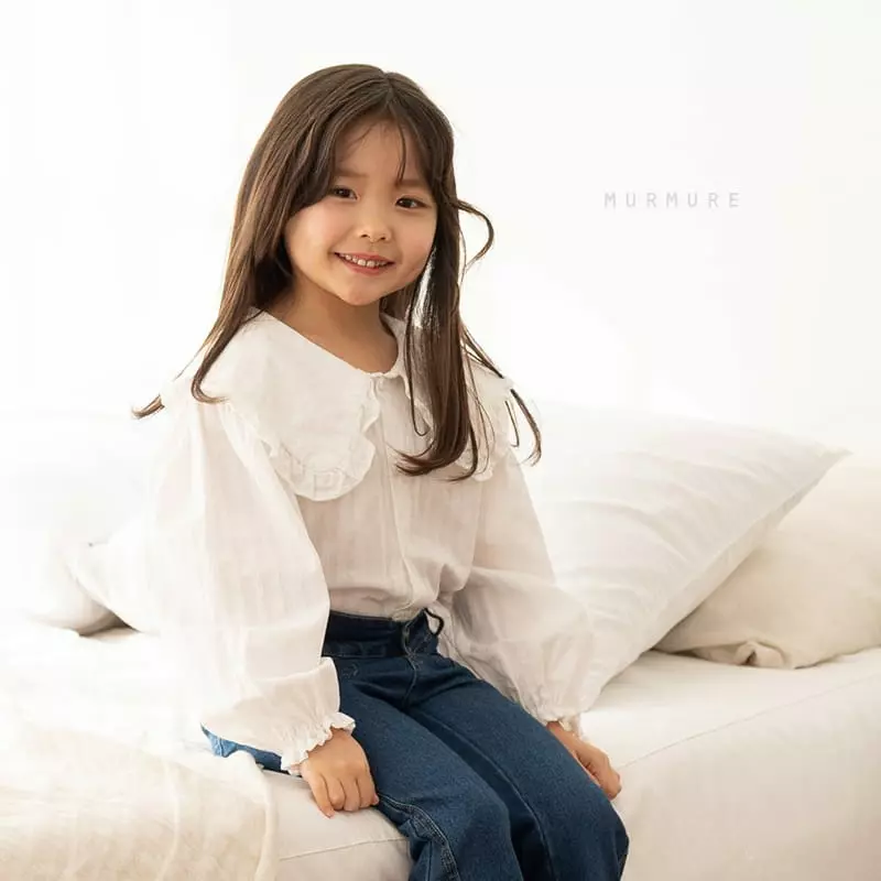 Murmure - Korean Children Fashion - #minifashionista - Frill Collar Blouse