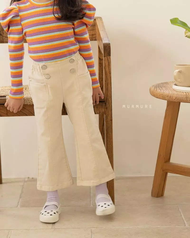 Murmure - Korean Children Fashion - #minifashionista - 4 Button Jeans - 8