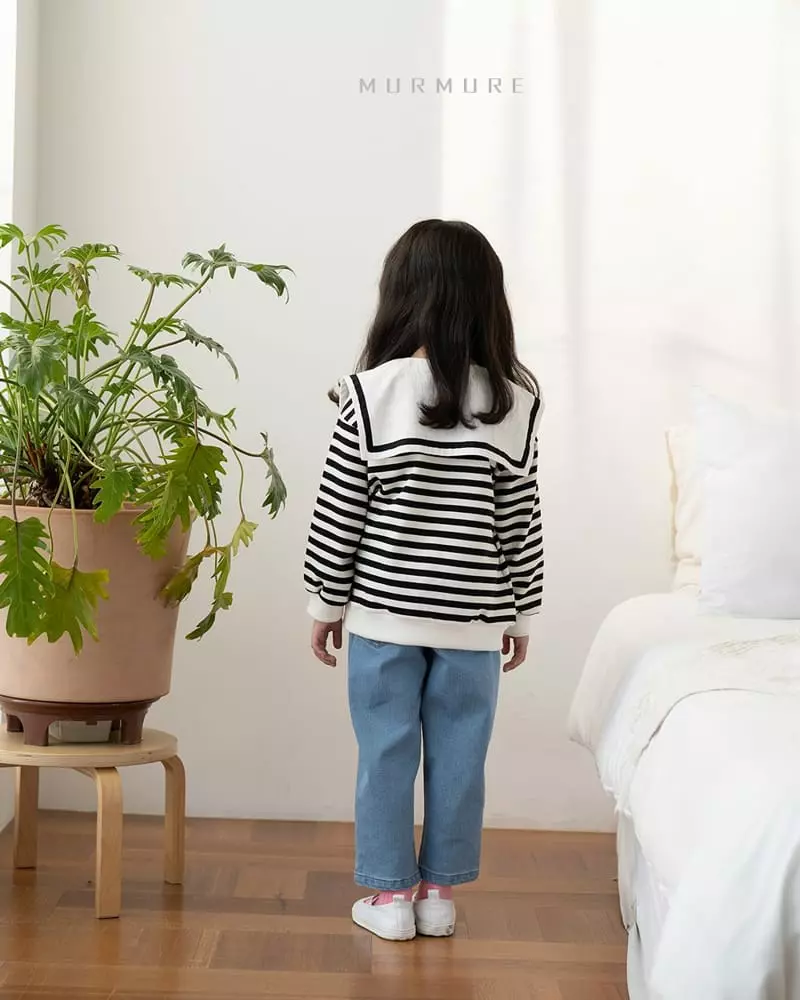 Murmure - Korean Children Fashion - #prettylittlegirls - Baggy Wrinkle Jeans - 7