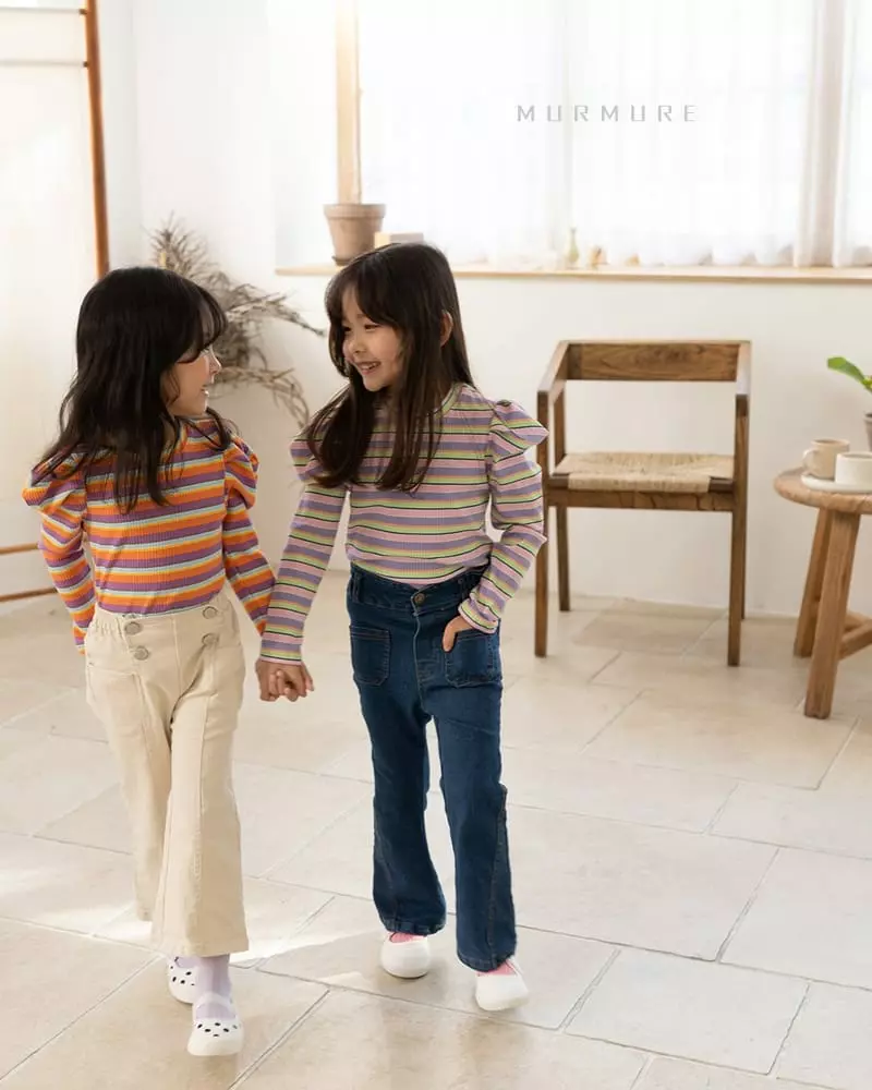 Murmure - Korean Children Fashion - #todddlerfashion - Candy Rib Tee