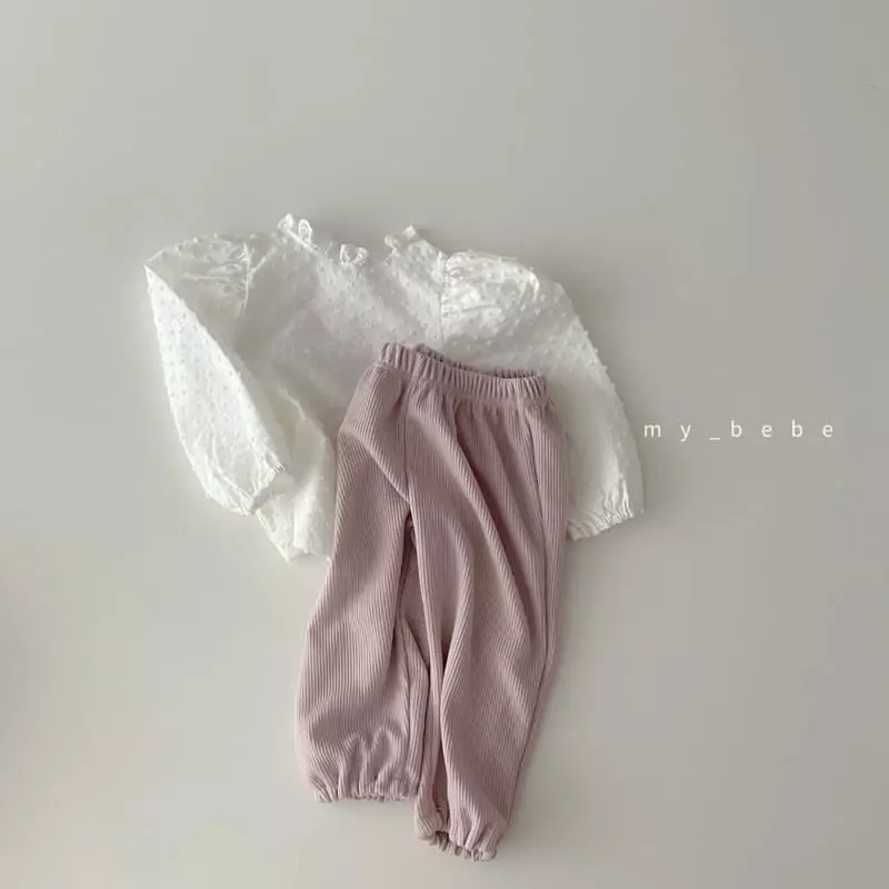 My Bebe - Korean Baby Fashion - #babyboutique - Spring Flower Blouse - 10