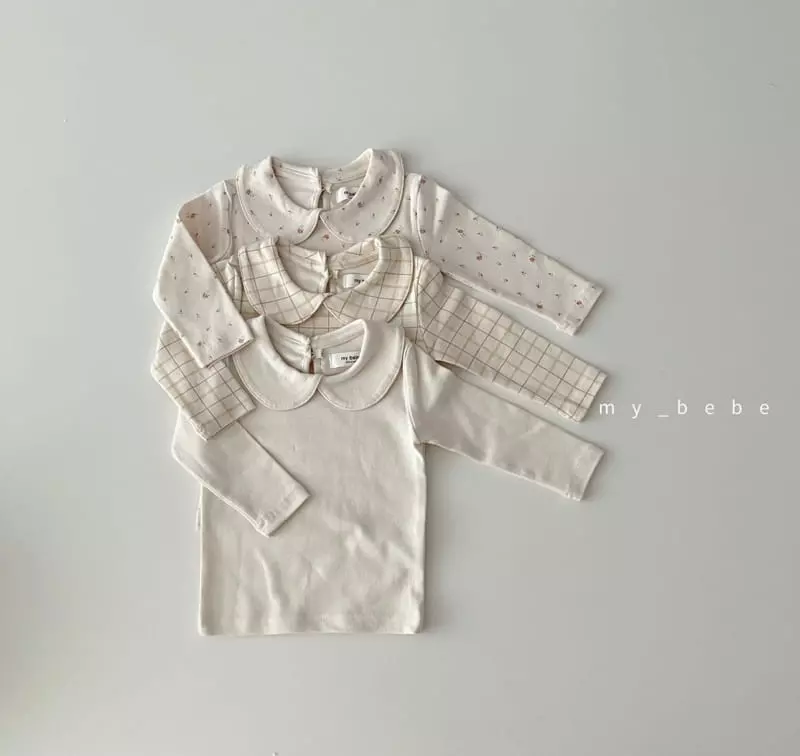 My Bebe - Korean Baby Fashion - #babyboutique - Spring Collar Tee