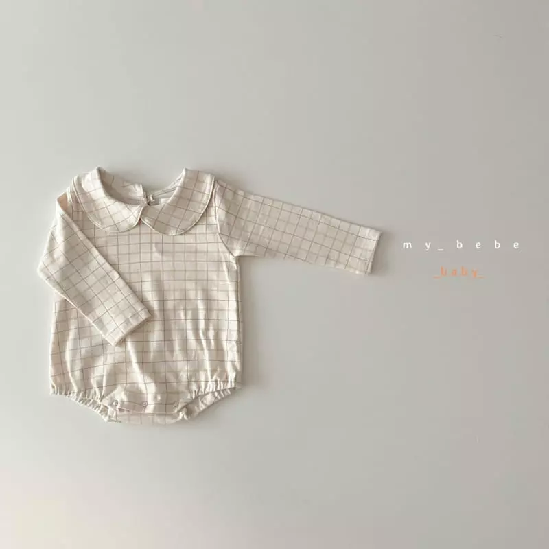 My Bebe - Korean Baby Fashion - #babyfashion - Collar Bodysuit Bebe - 8