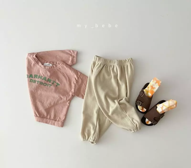My Bebe - Korean Baby Fashion - #babyfever - Pigment Painting Tee - 10