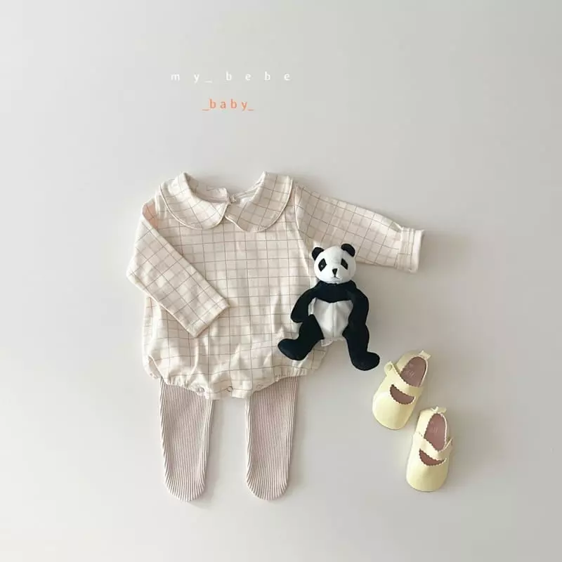 My Bebe - Korean Baby Fashion - #babyfever - Collar Bodysuit Bebe - 9