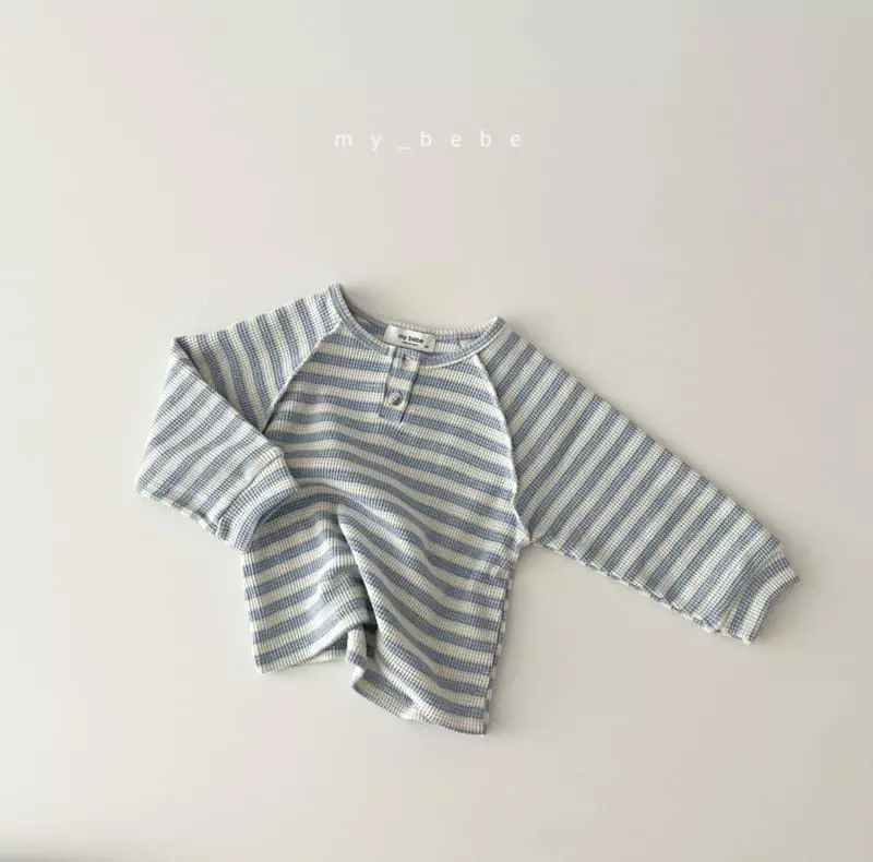 My Bebe - Korean Baby Fashion - #babyfashion - 22 Waffle Tee - 4
