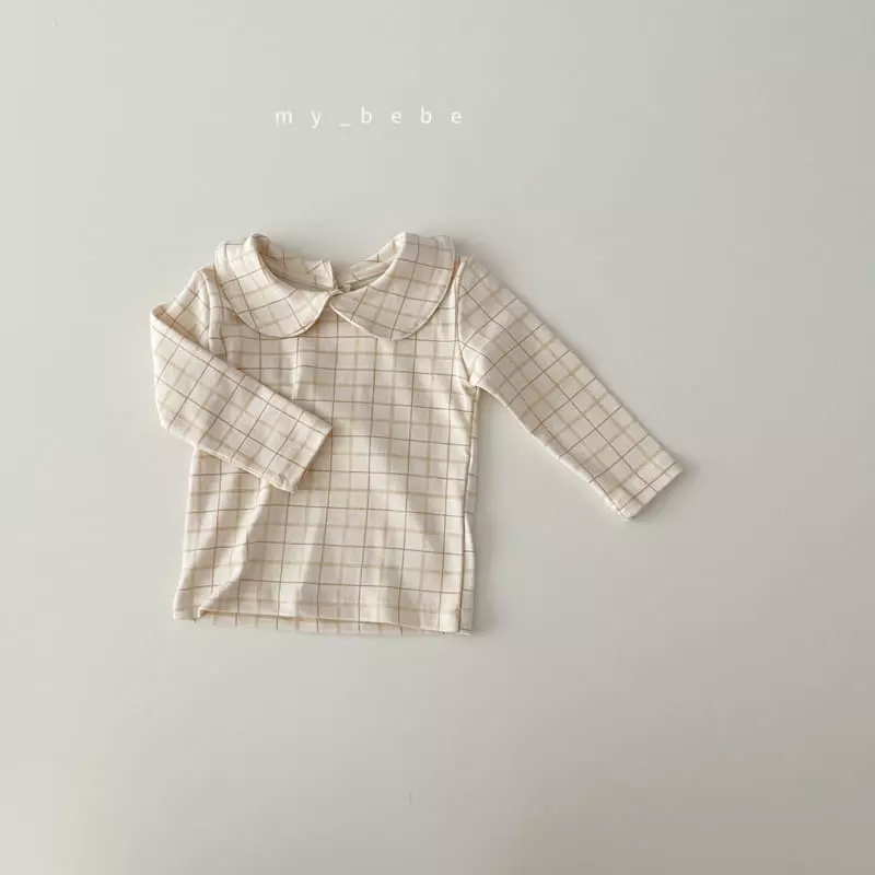 My Bebe - Korean Baby Fashion - #babylifestyle - Spring Collar Tee - 8