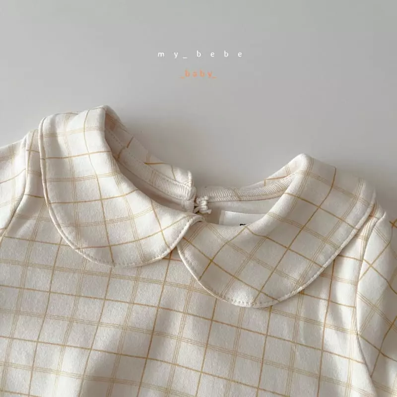 My Bebe - Korean Baby Fashion - #babyoninstagram - Collar Bodysuit Bebe - 12