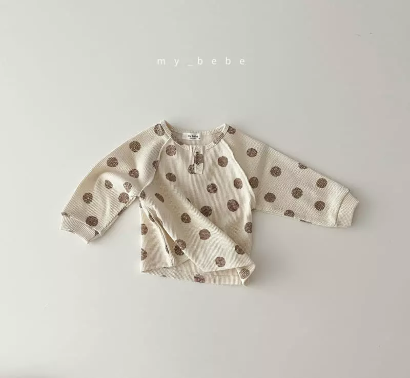 My Bebe - Korean Baby Fashion - #babyootd - 22 Waffle Tee - 8