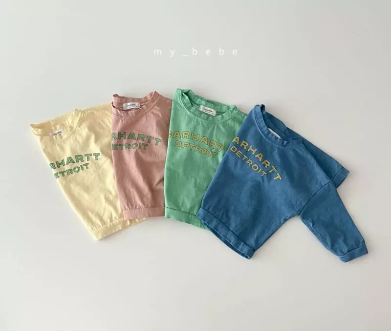 My Bebe - Korean Baby Fashion - #babyoutfit - Pigment Painting Tee