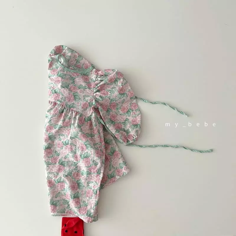 My Bebe - Korean Baby Fashion - #babyoutfit - Rose One-piece - 12