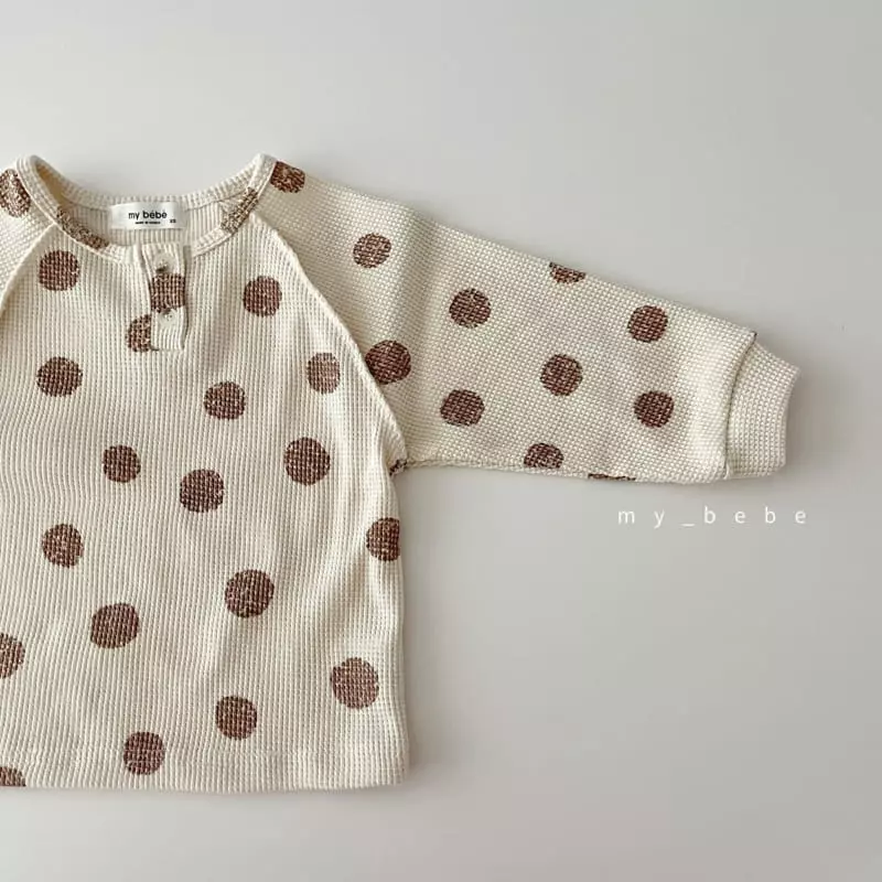My Bebe - Korean Baby Fashion - #babyoutfit - 22 Waffle Tee - 9