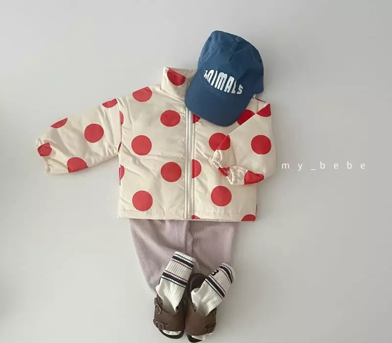 My Bebe - Korean Baby Fashion - #babyoutfit - Spring Wind Breaker Jumper - 7