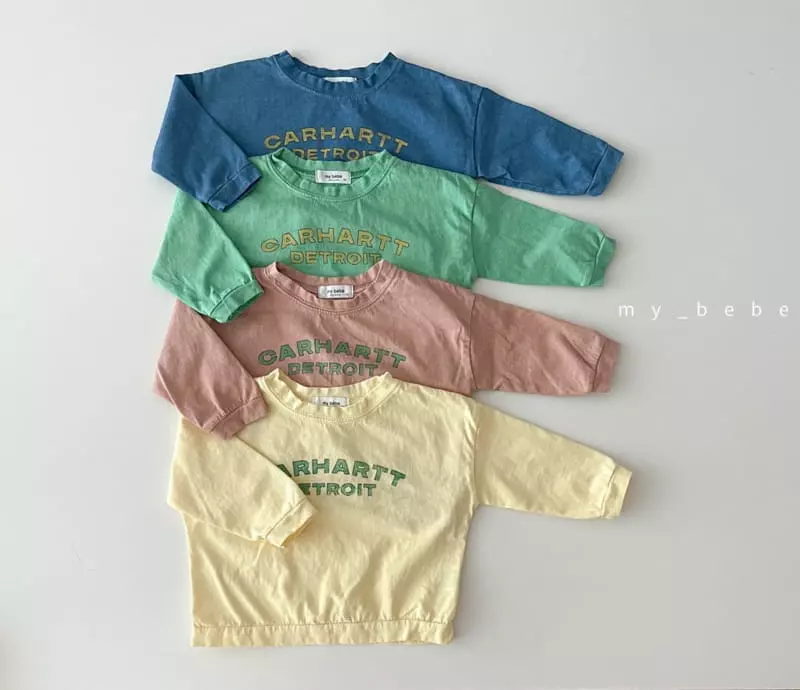My Bebe - Korean Baby Fashion - #babywear - Pigment Painting Tee - 2