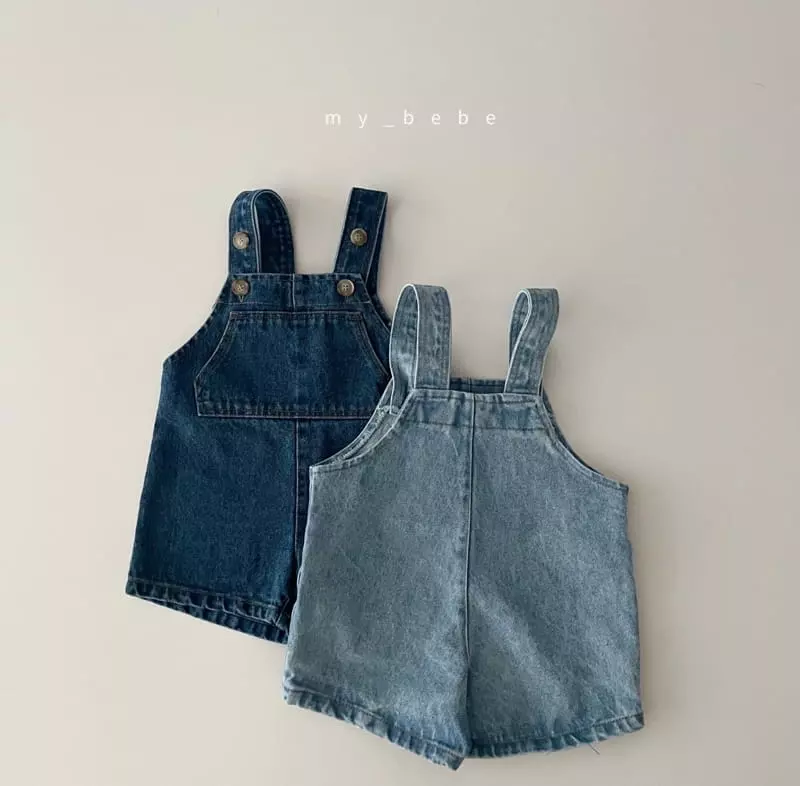 My Bebe - Korean Baby Fashion - #babywear - Dunim Dungarees Pants - 3