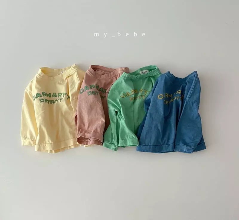 My Bebe - Korean Baby Fashion - #onlinebabyboutique - Pigment Painting Tee - 3