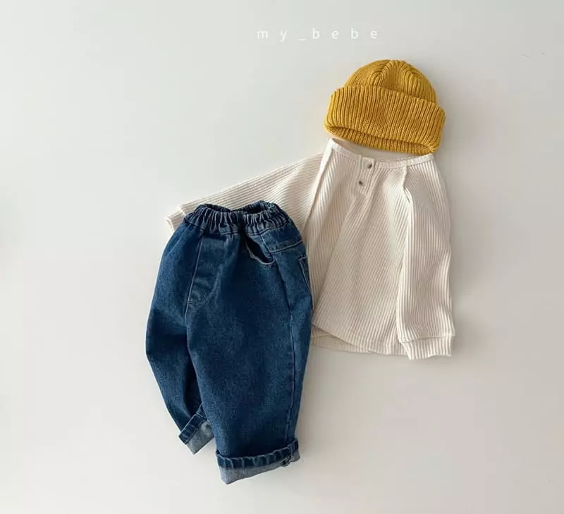 My Bebe - Korean Baby Fashion - #onlinebabyboutique - 22 Waffle Tee - 12