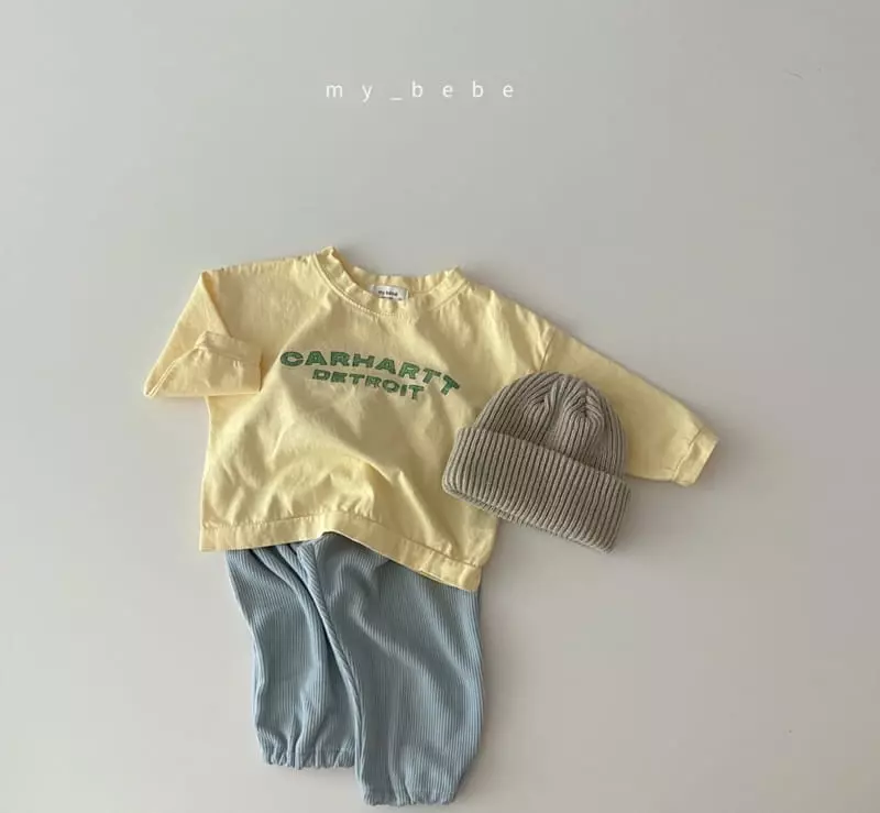 My Bebe - Korean Baby Fashion - #onlinebabyboutique - Pigment Painting Tee - 4