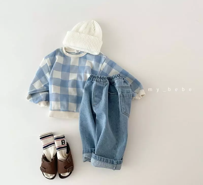 My Bebe - Korean Children Fashion - #designkidswear - 607 Denim Pants - 6