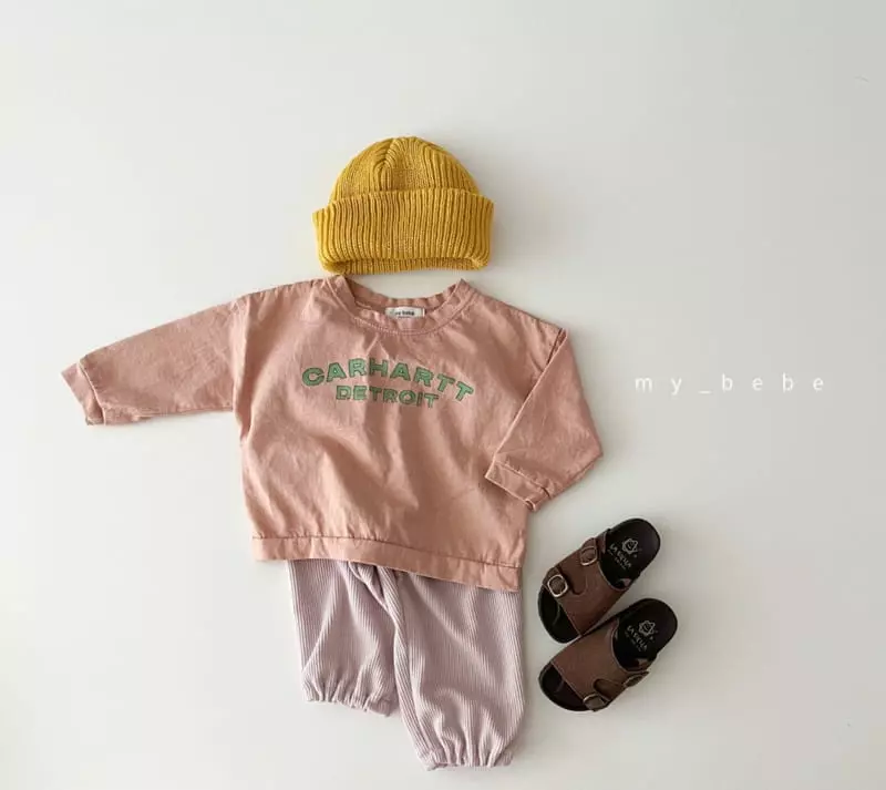 My Bebe - Korean Children Fashion - #discoveringself - Loose Rib Jogger Pants - 12