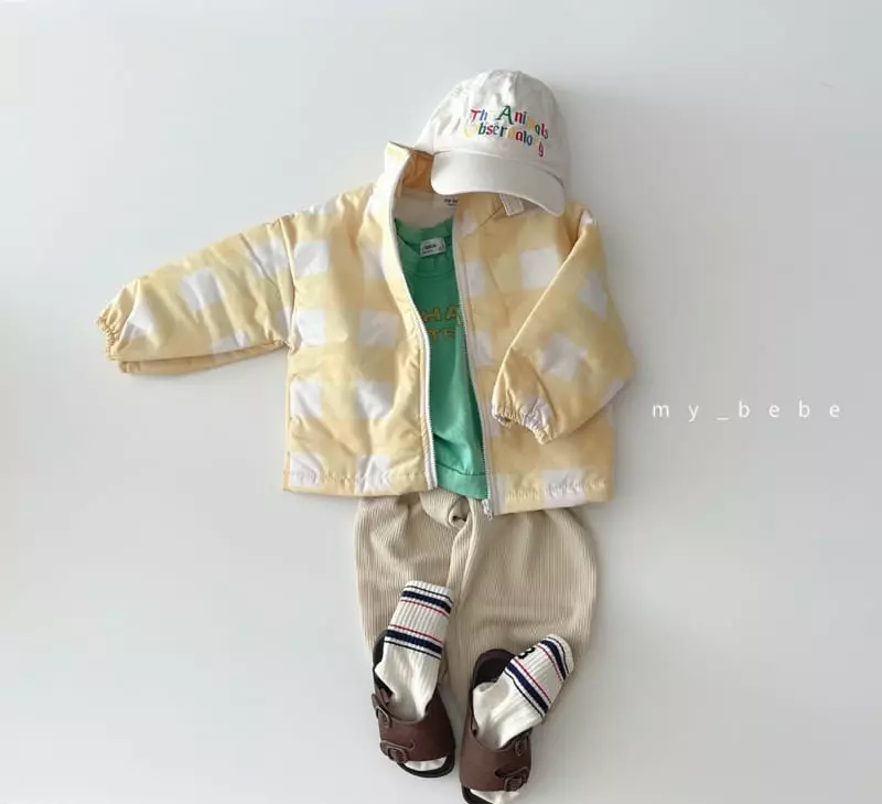 My Bebe - Korean Children Fashion - #kidzfashiontrend - Loose Rib Jogger Pants - 2