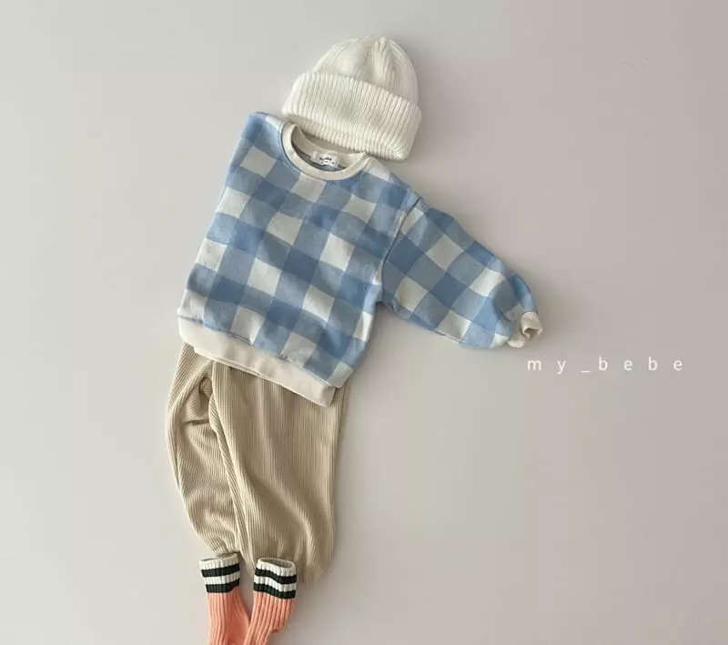 My Bebe - Korean Children Fashion - #Kfashion4kids - Loose Rib Jogger Pants - 4