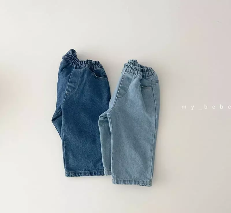 My Bebe - Korean Children Fashion - #prettylittlegirls - 607 Denim Pants - 2